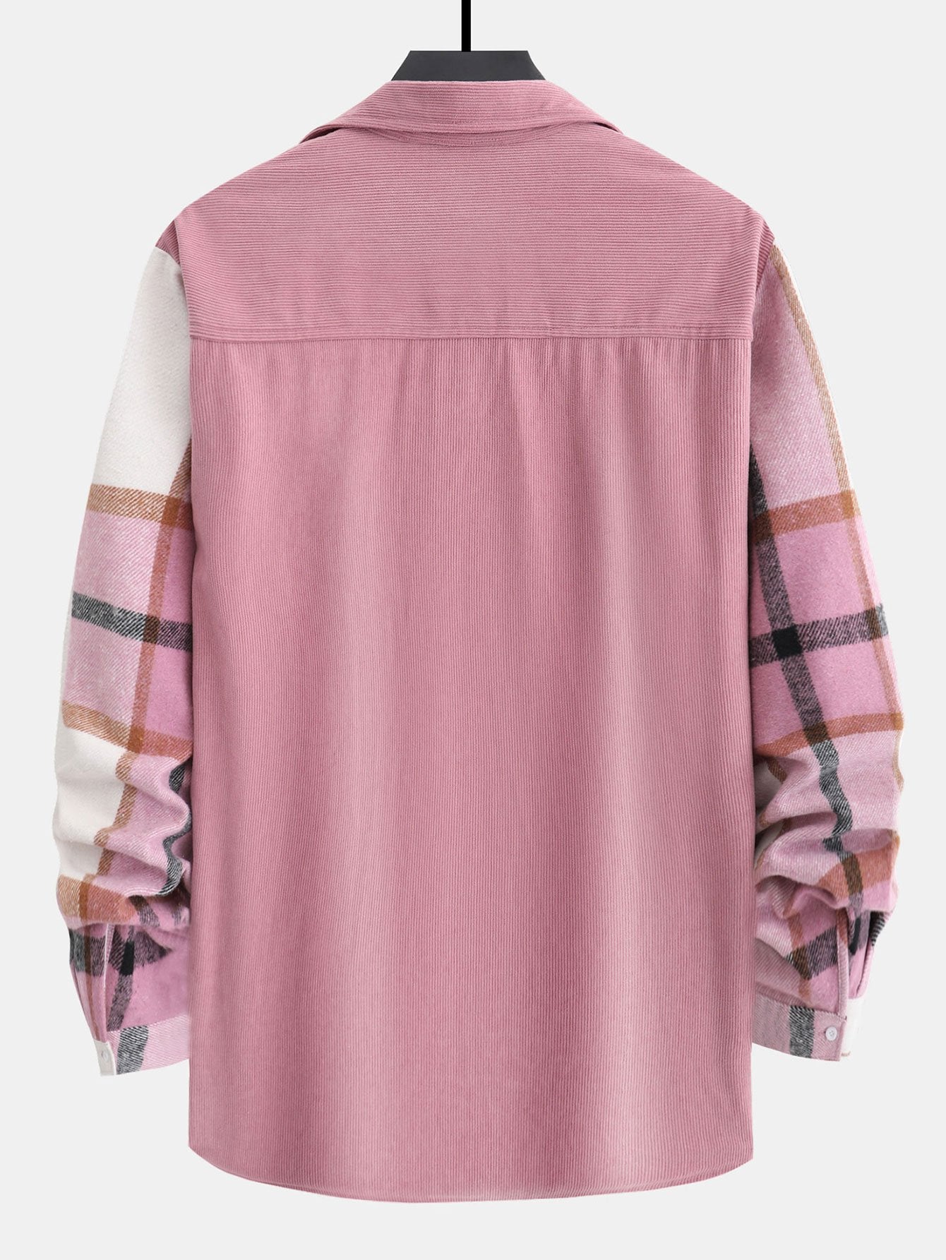 Plaid Corduroy Patchwork Shirt
