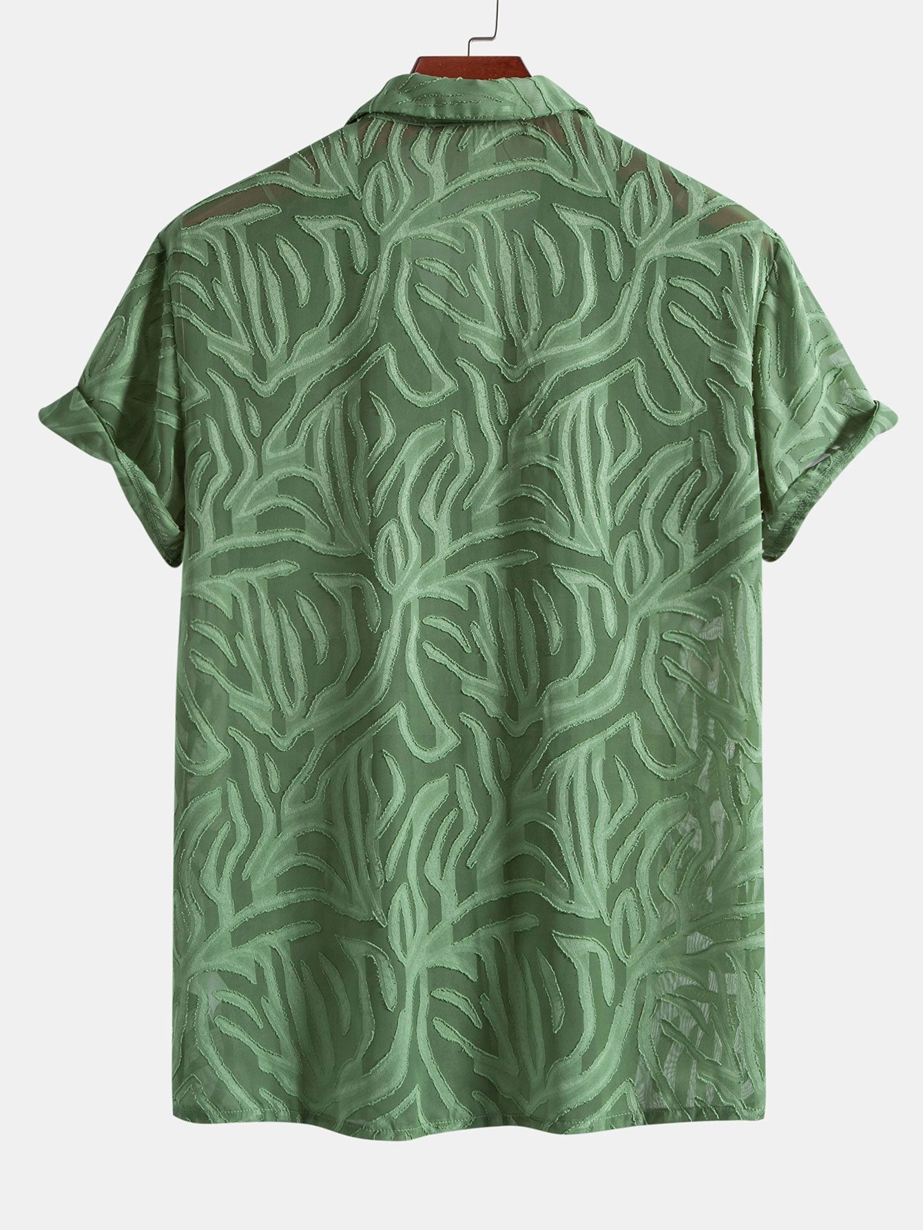 Jacquard Texture Cuban Shirt