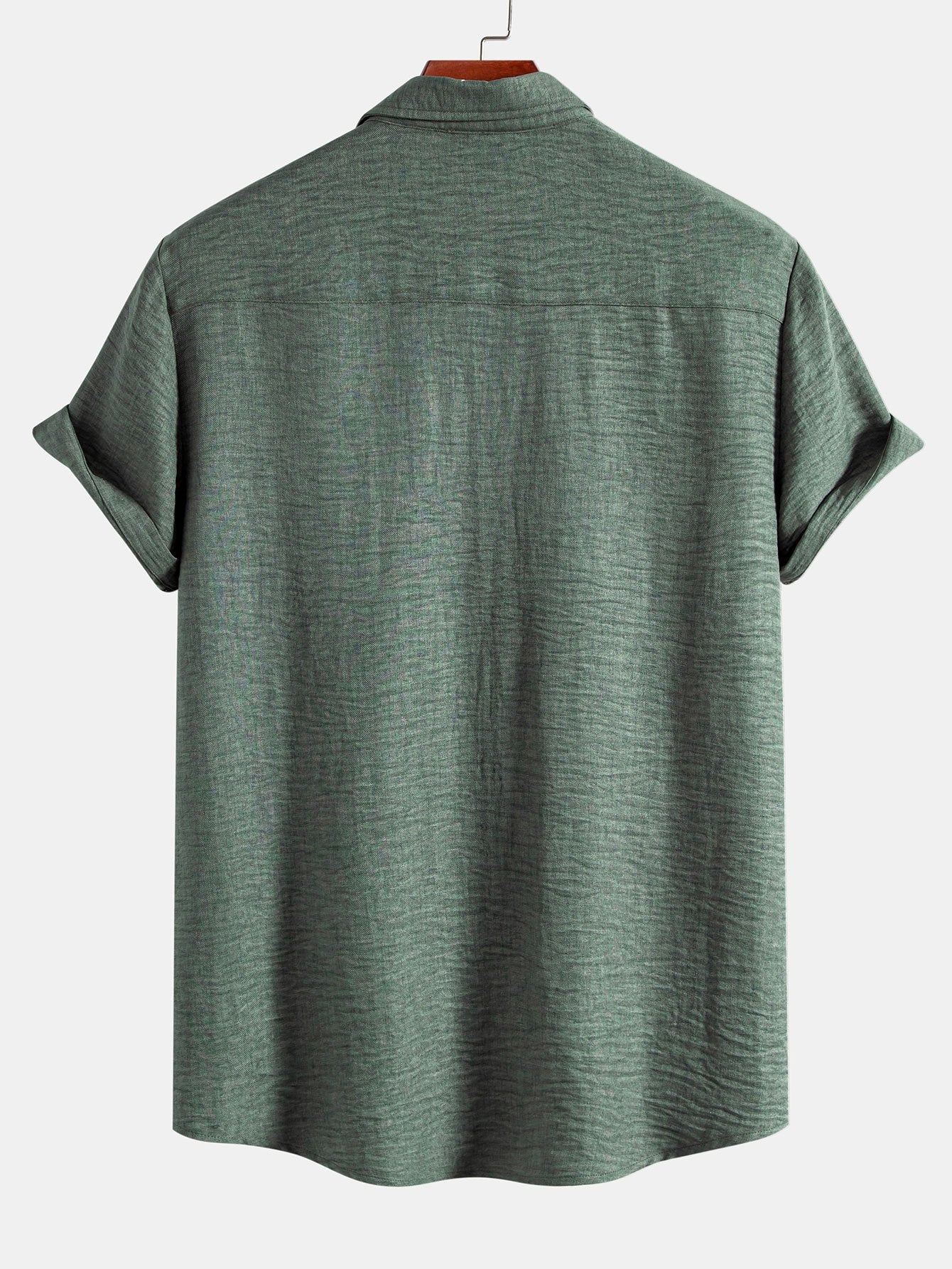 Textured Button Up Shirt