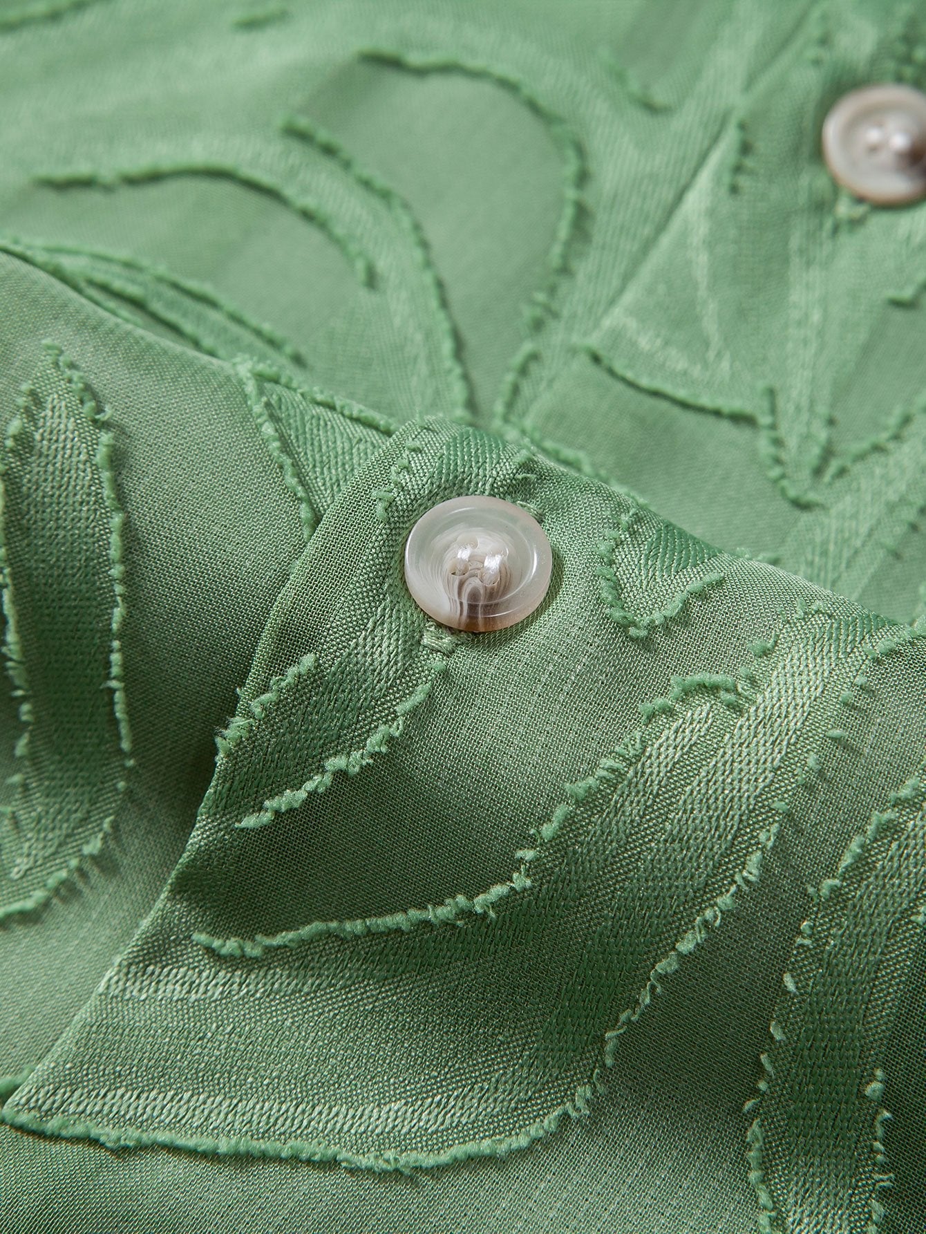 Jacquard Texture Cuban Shirt