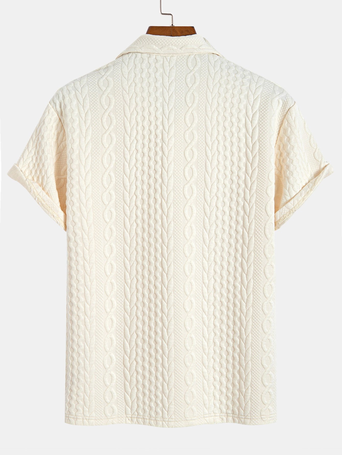 Twist Textured Jacquard Polo