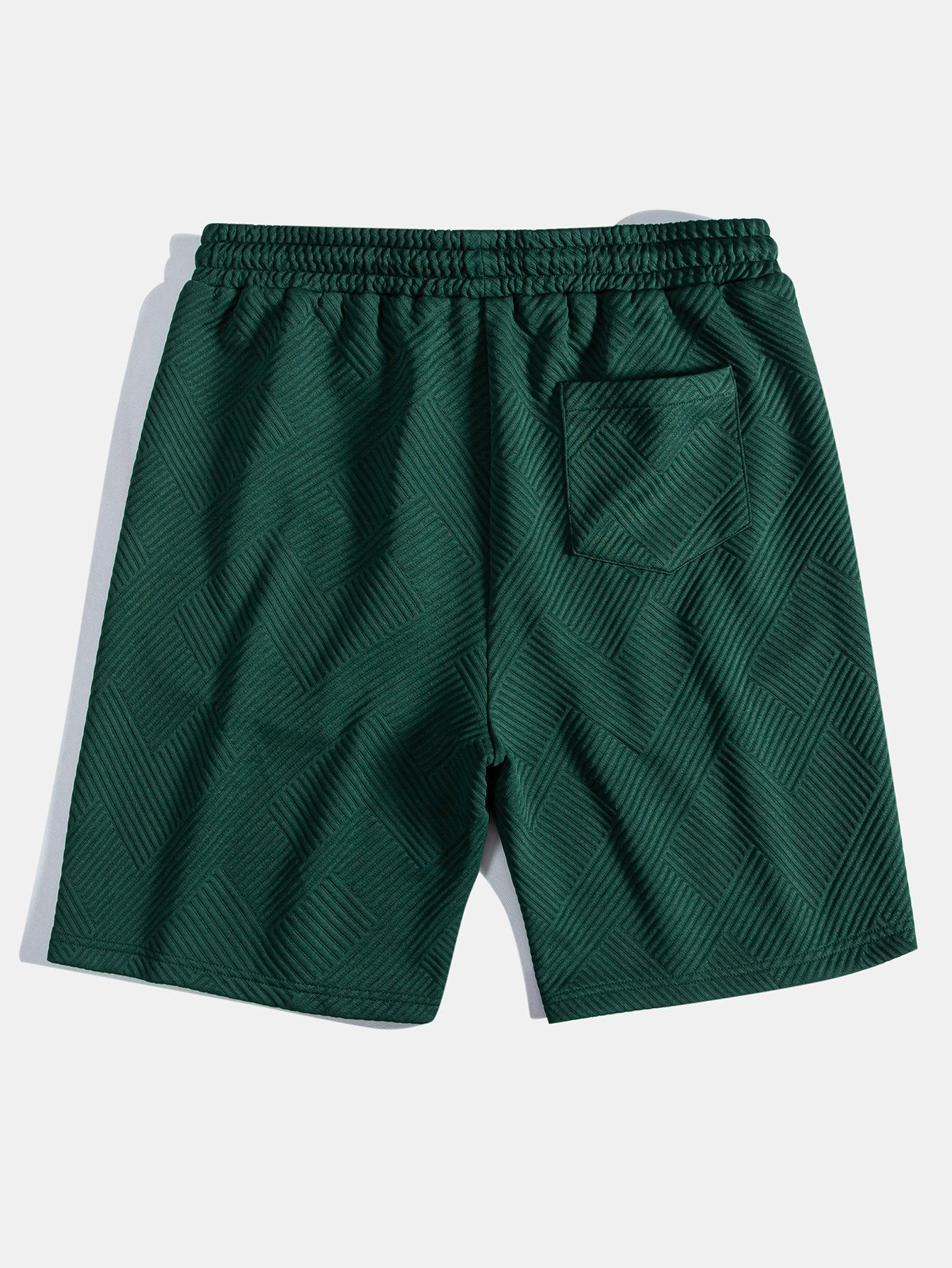 Stripe Jacquard Shorts