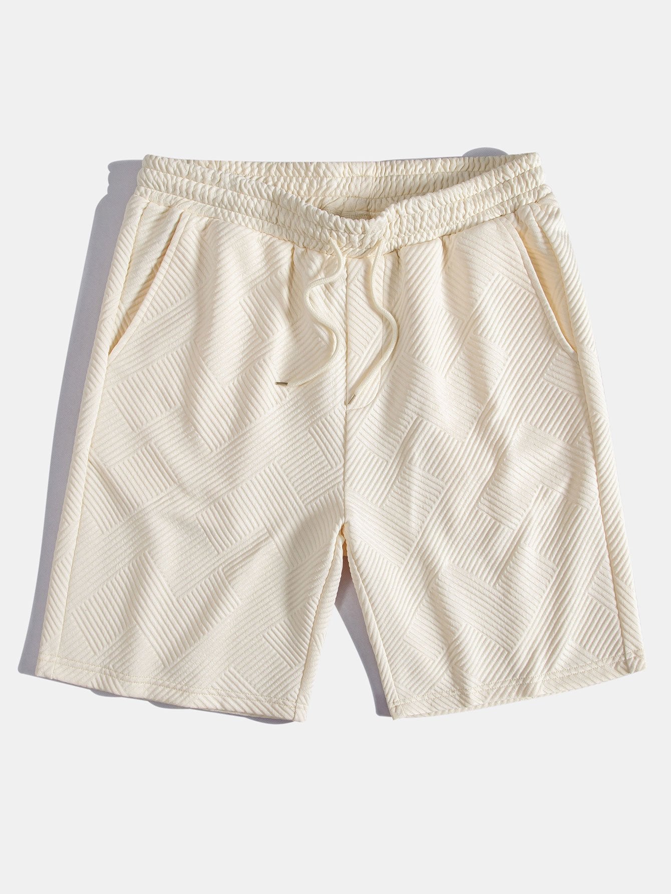 Stripe Jacquard Shorts
