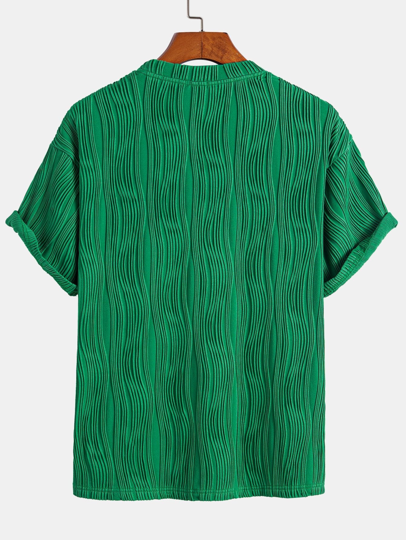 Wave Jacquard Relax Fit T-Shirt