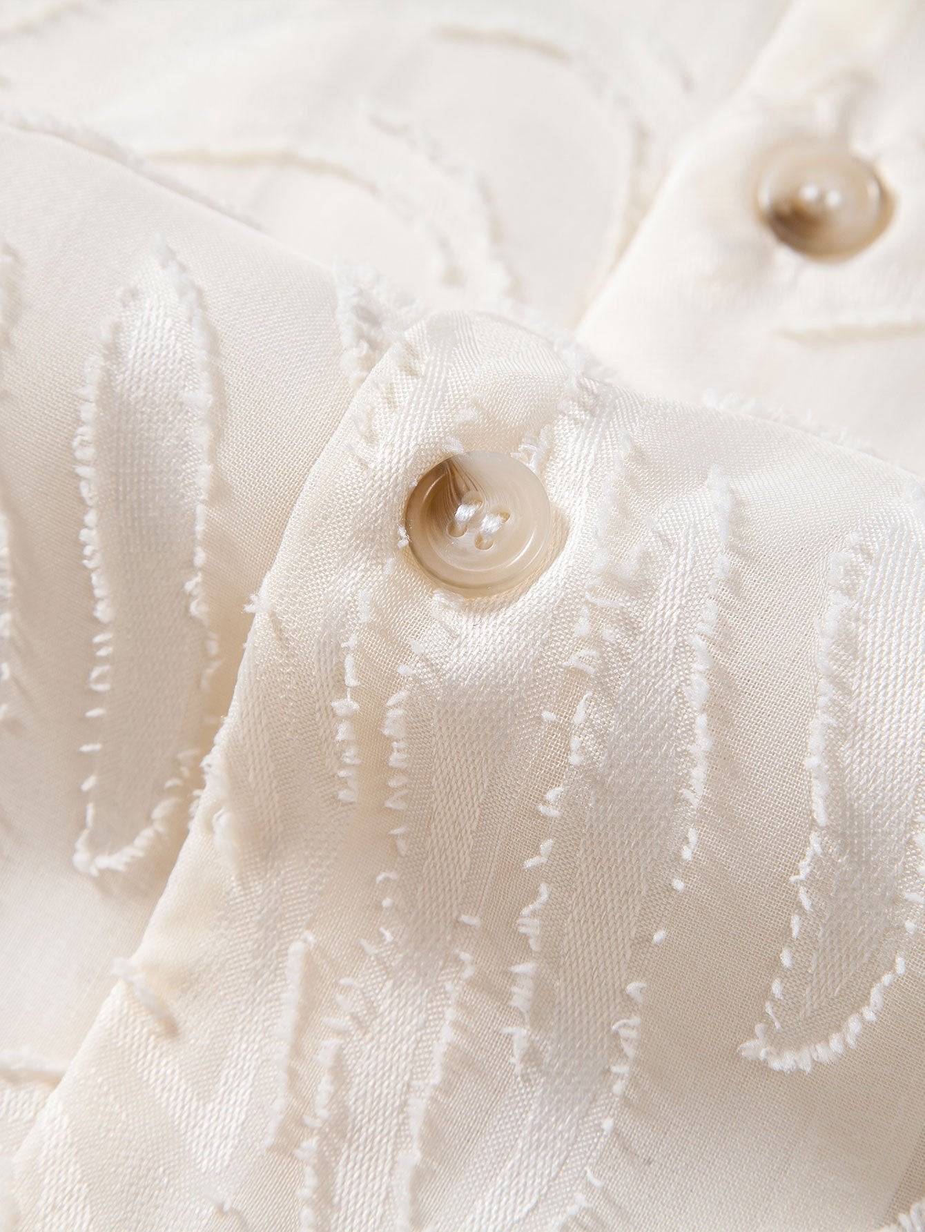 Jacquard Texture Cuban Shirt
