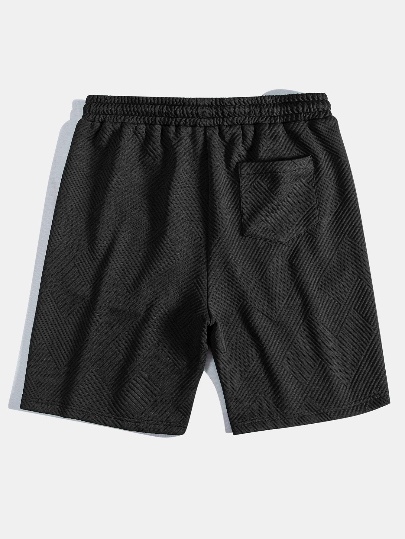 Stripe Jacquard Shorts