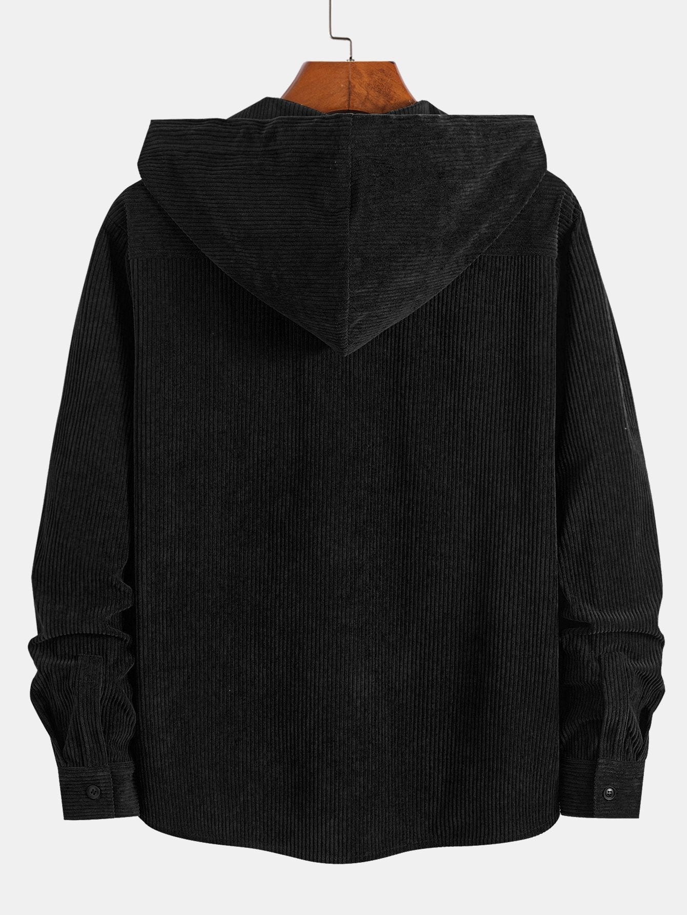 Corduroy Hooded Overshirt