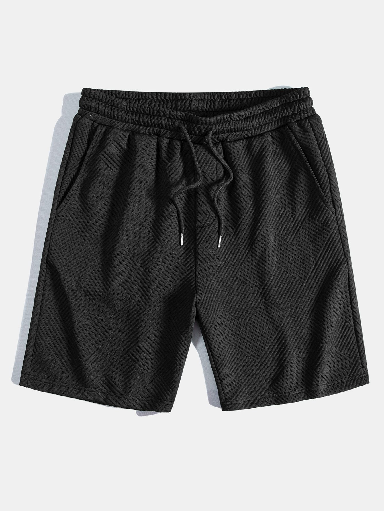 Stripe Jacquard Shorts