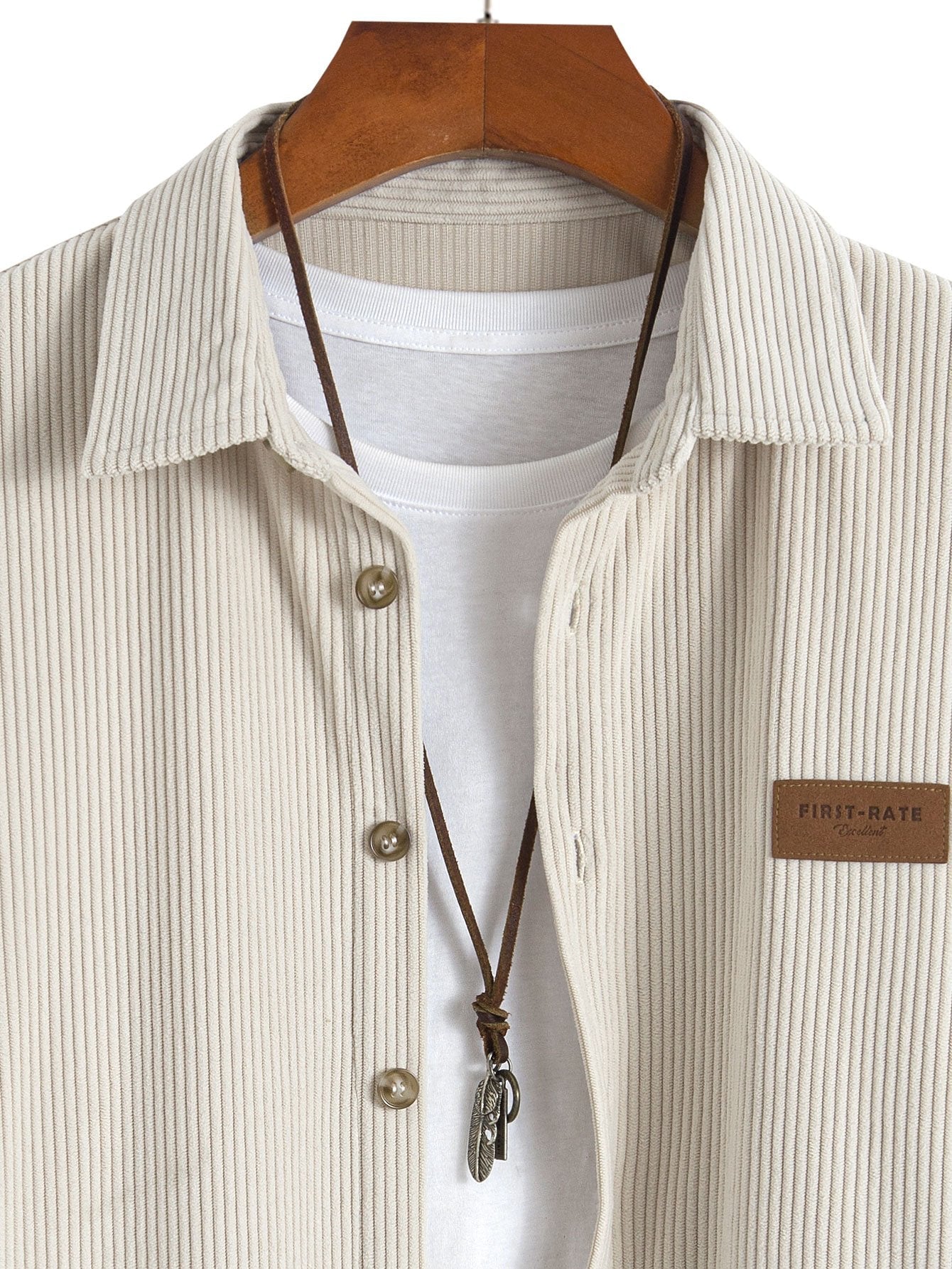 Two Tone Corduroy Shirt