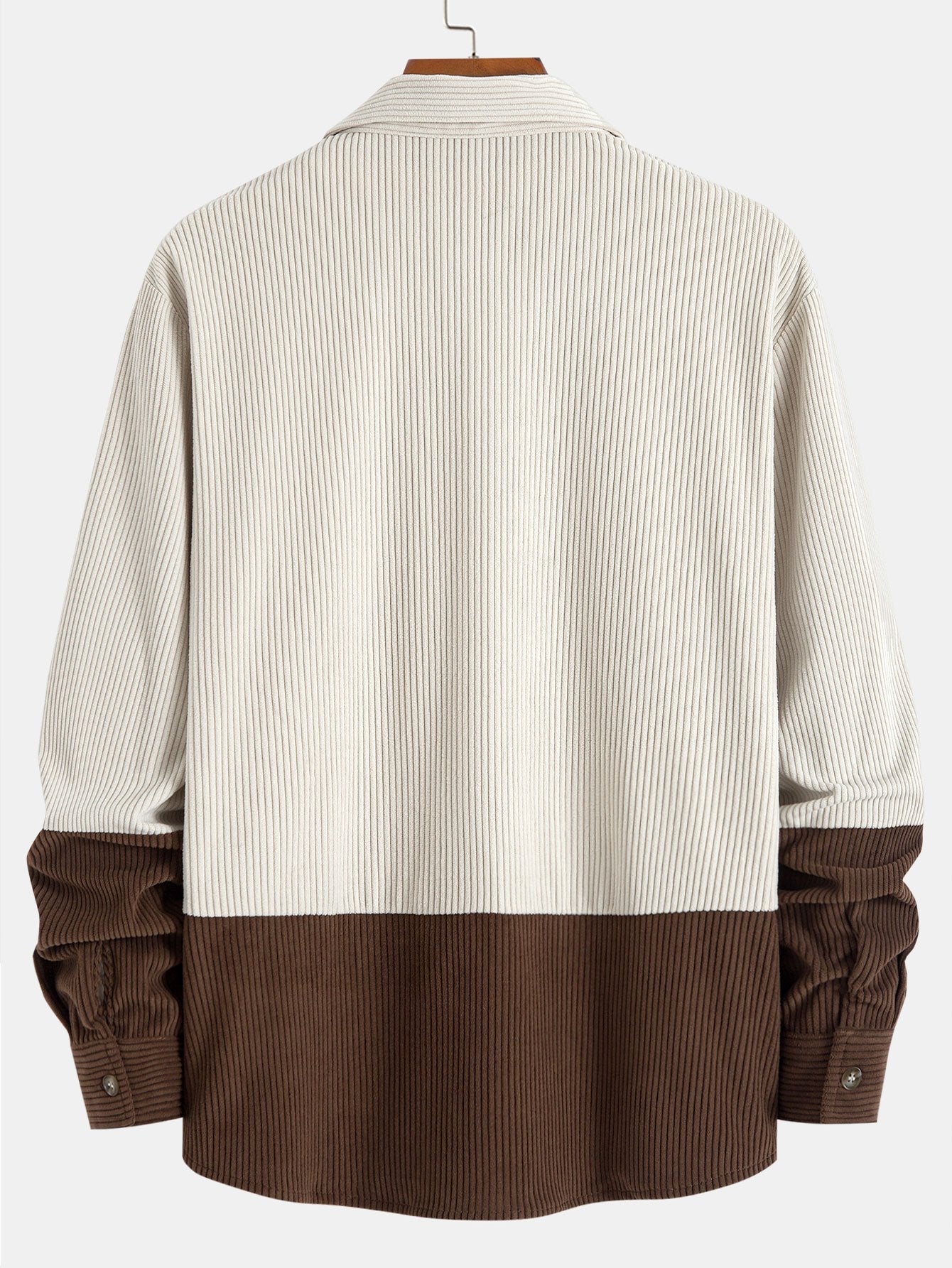 Two Tone Corduroy Shirt