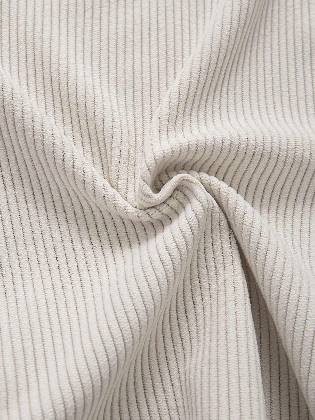 Two Tone Corduroy Button Up Shirt