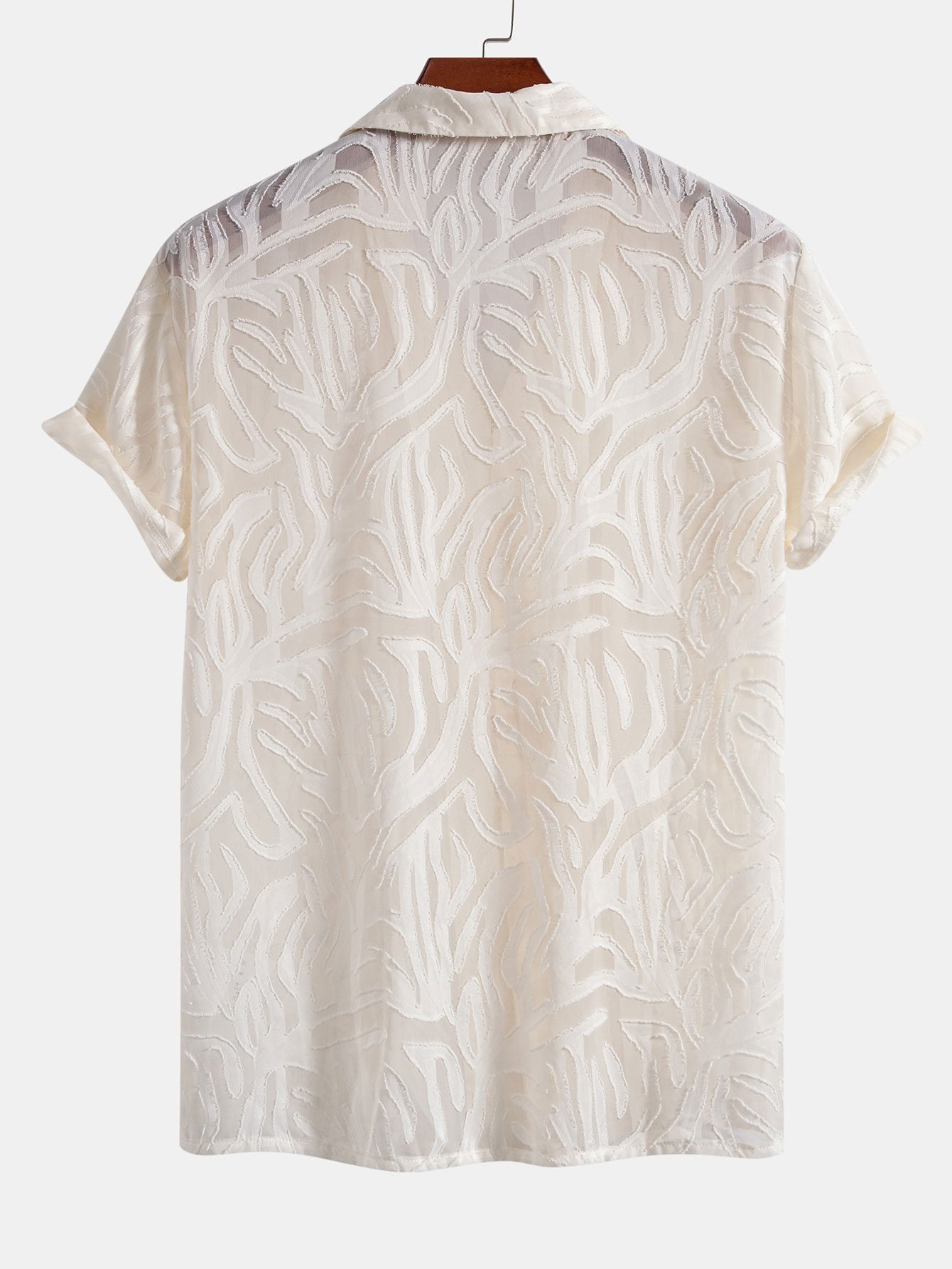 Jacquard Texture Cuban Shirt
