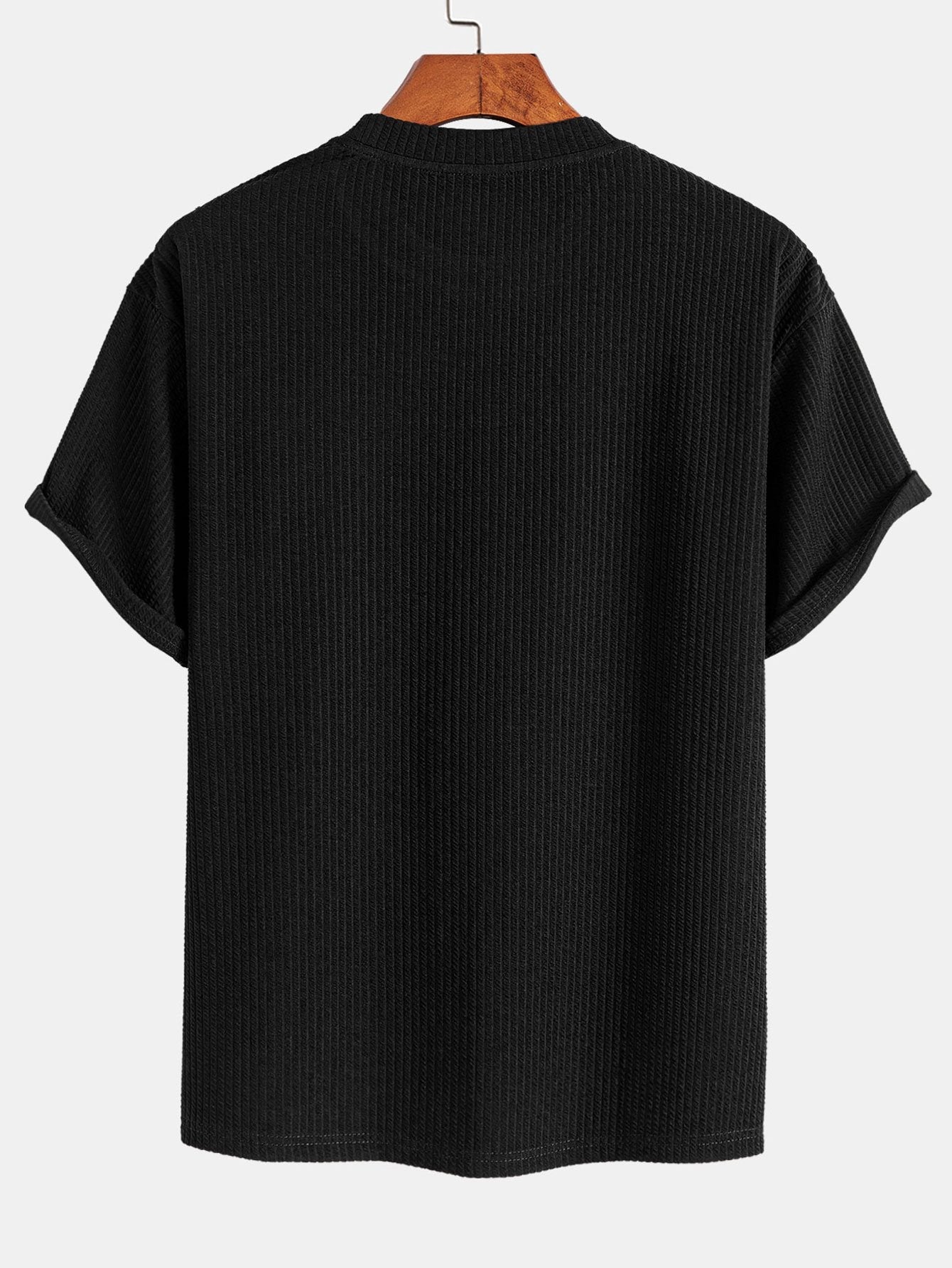 Relax Fit Ribbed T-Shirt