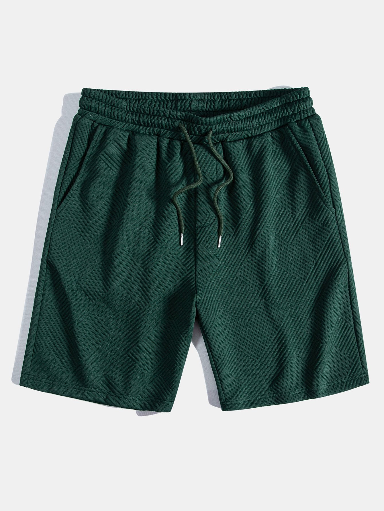Stripe Jacquard Shorts