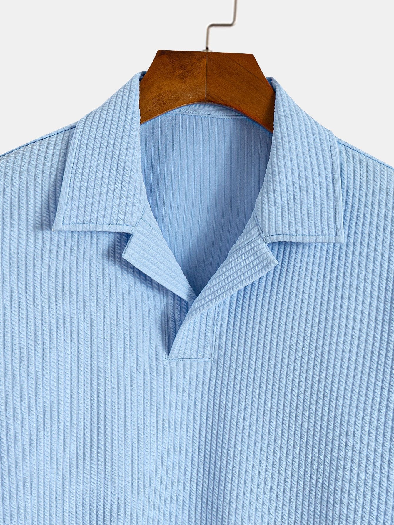 Ribbed Cuban Collar Polo