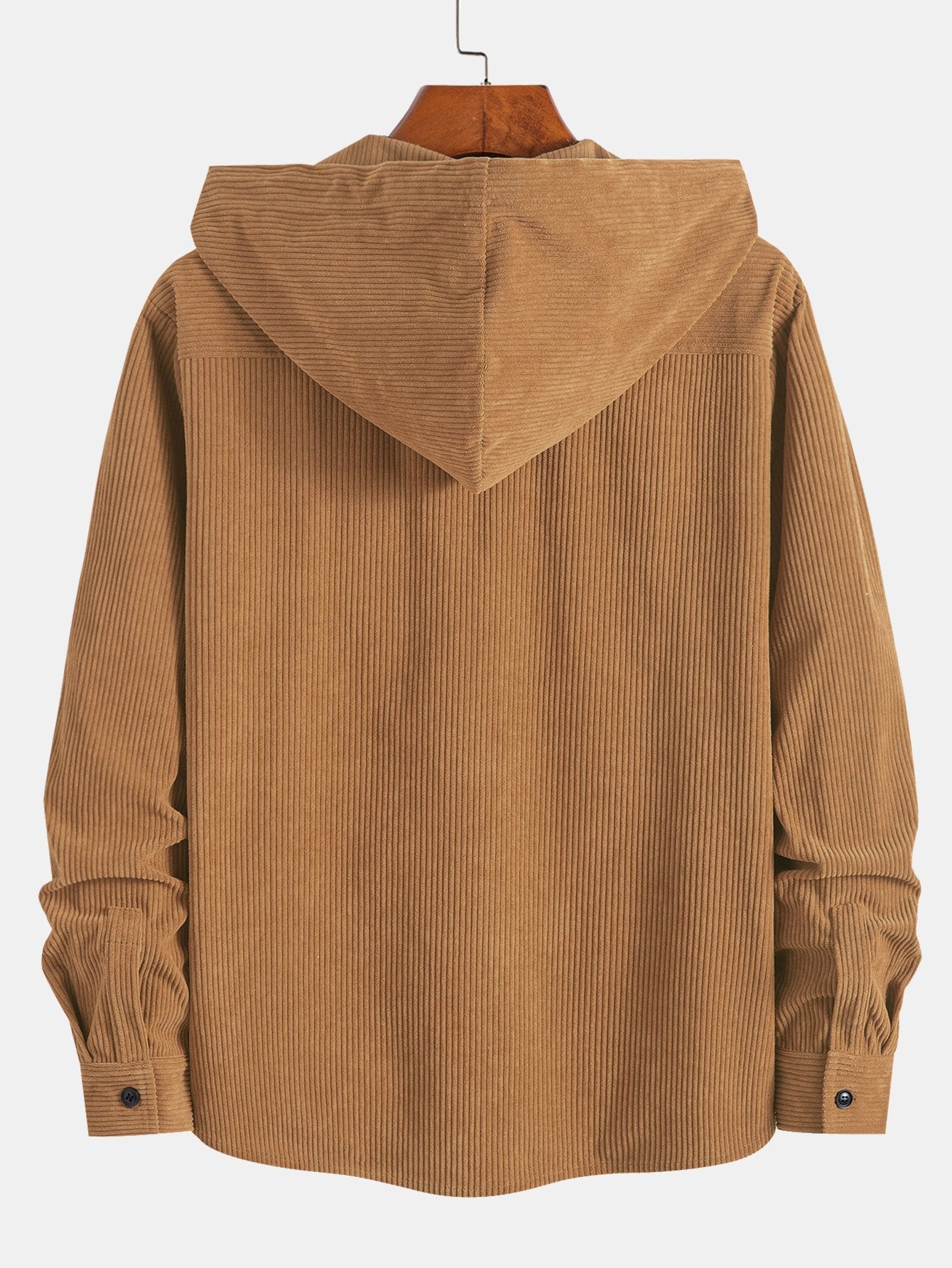 Corduroy Hooded Overshirt