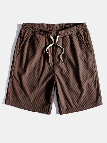Corduroy Drawstring Shorts