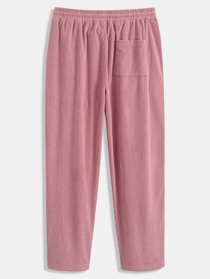 Straight Leg Corduroy Pants