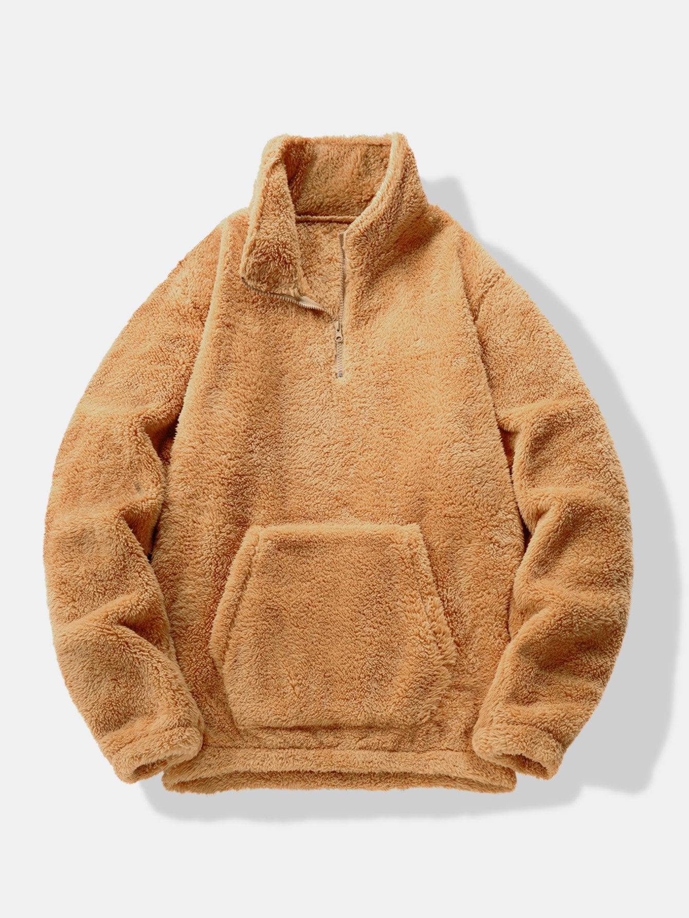 Quarter Zip Teddy Sweatshirt