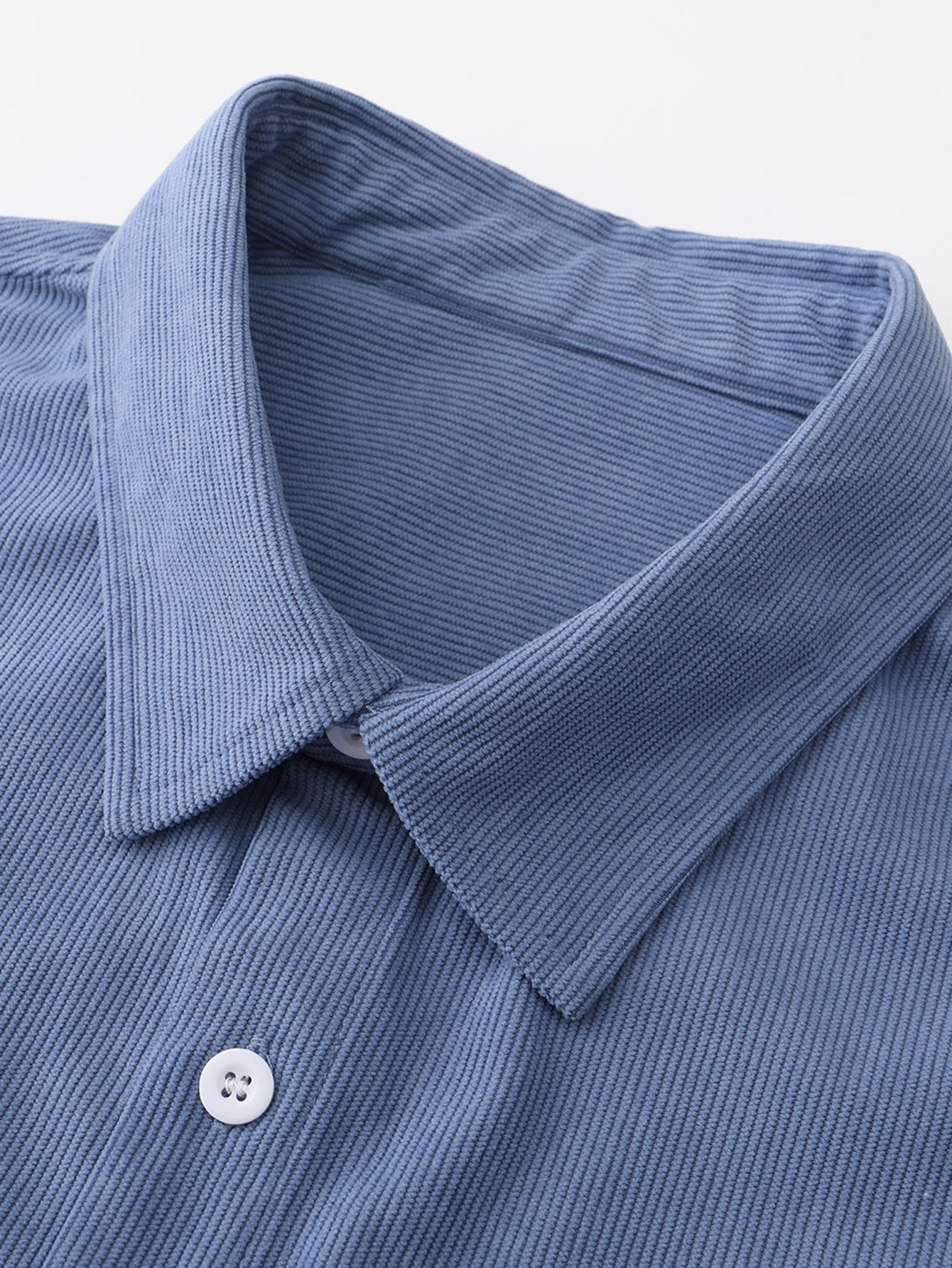 Plaid Corduroy Patchwork Shirt