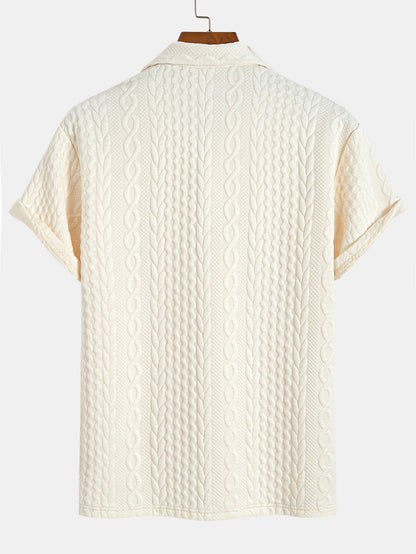 Twist Textured Jacquard Polo
