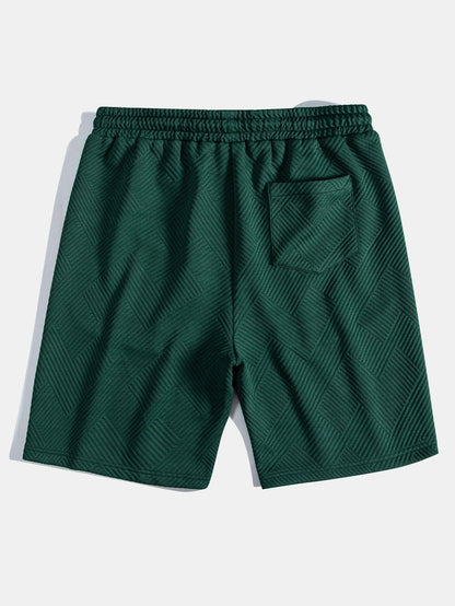 Stripe Jacquard Shorts