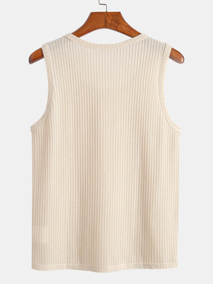 Waffle Knit Tank Top