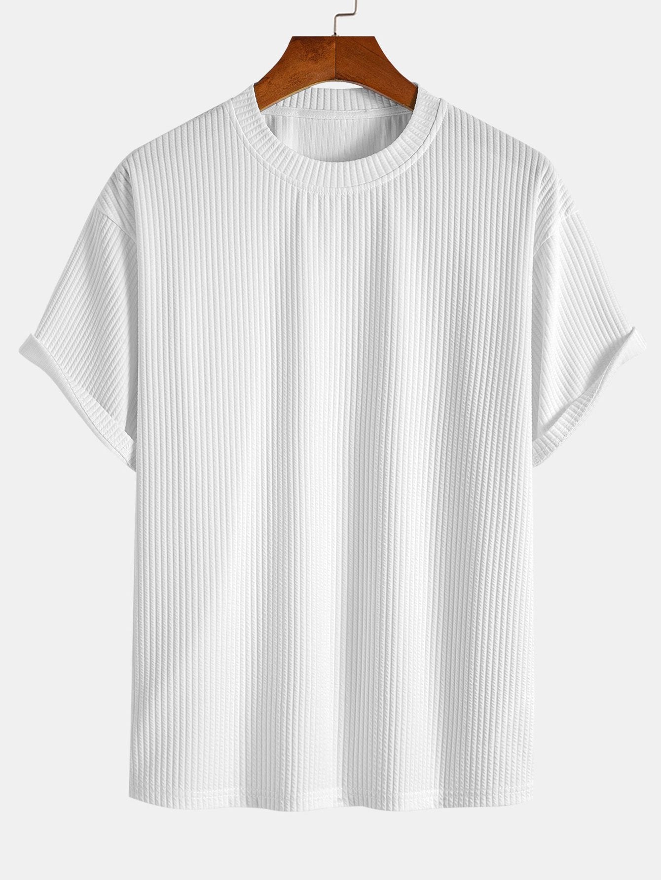 Relax Fit Ribbed T-Shirt