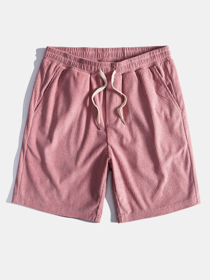 Corduroy Drawstring Shorts