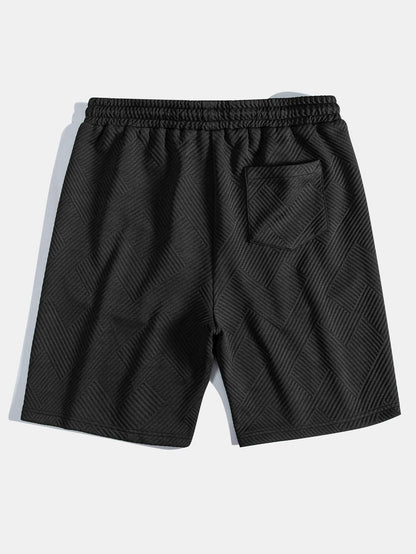 Stripe Jacquard Shorts