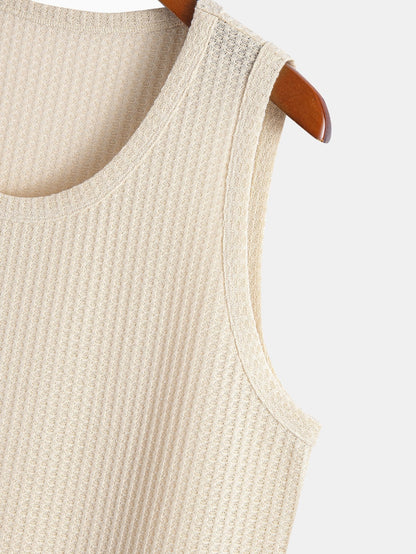 Waffle Knit Tank Top