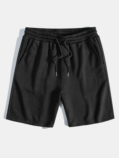 Stripe Jacquard Shorts