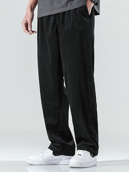Straight Leg Corduroy Pants