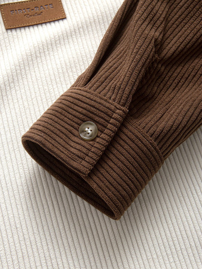 Two Tone Corduroy Shirt