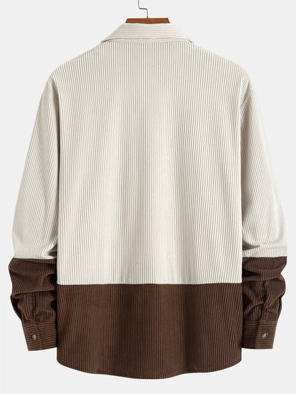 Two Tone Corduroy Shirt