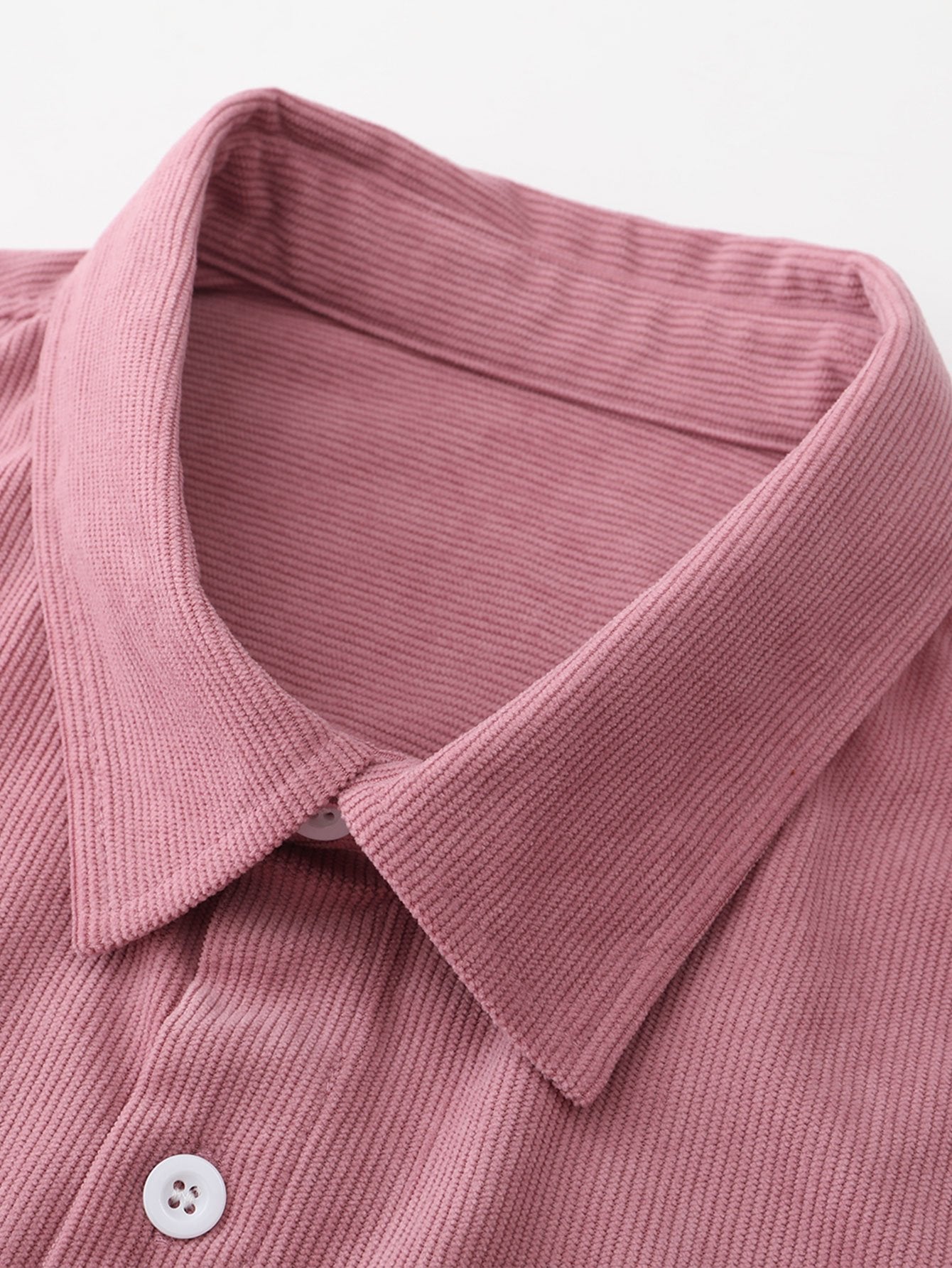 Plaid Corduroy Patchwork Shirt