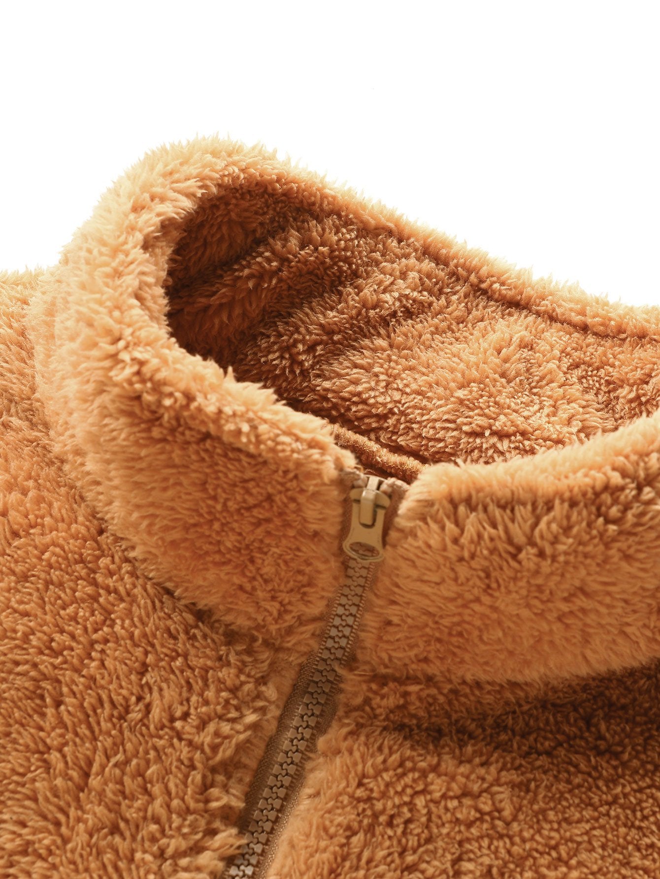 Quarter Zip Teddy Sweatshirt