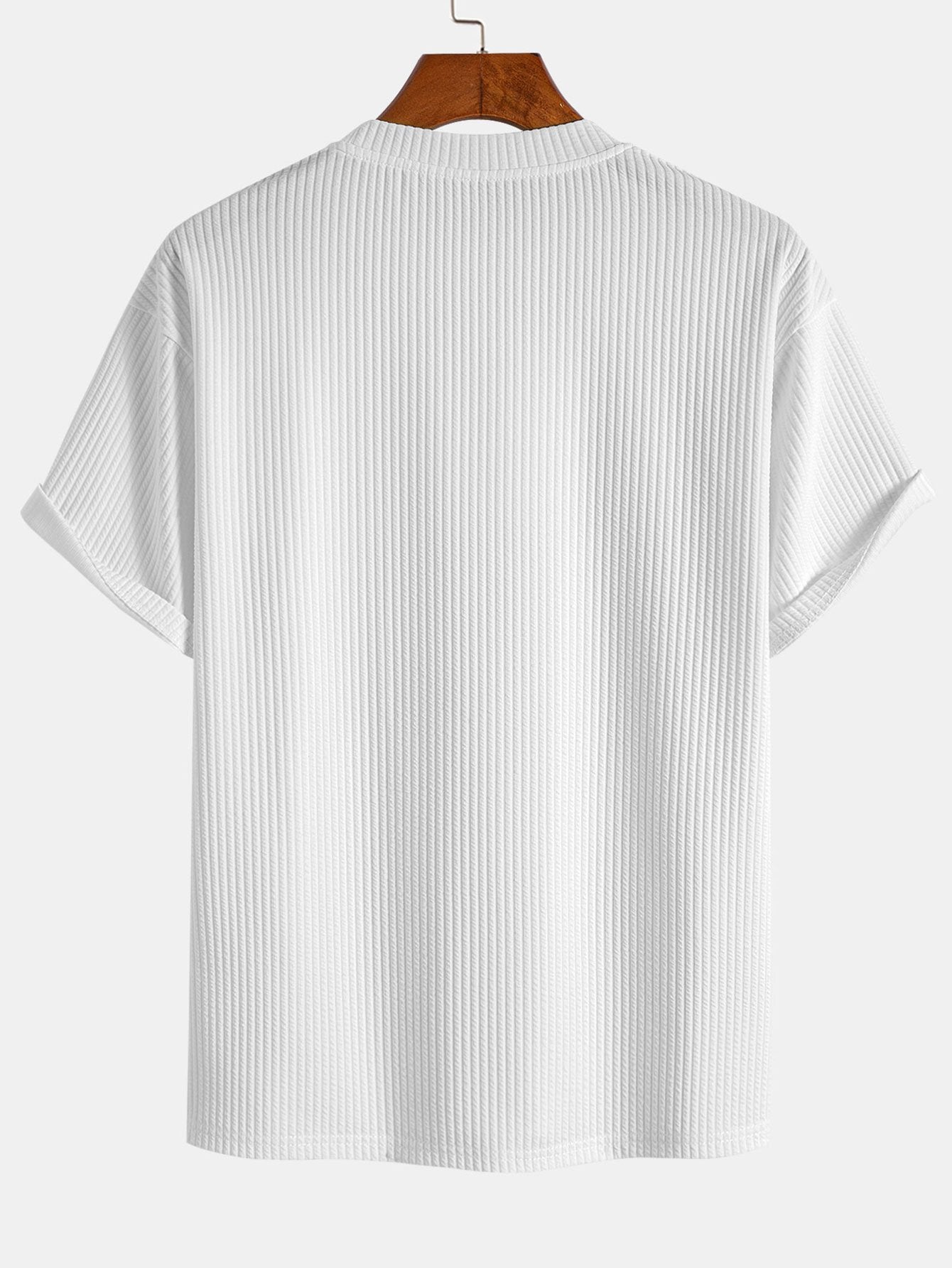 Relax Fit Ribbed T-Shirt