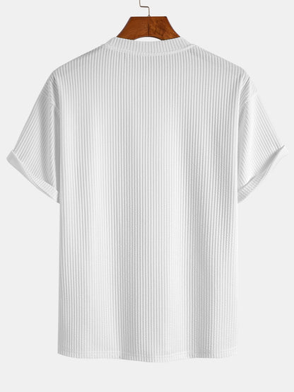 Relax Fit Ribbed T-Shirt
