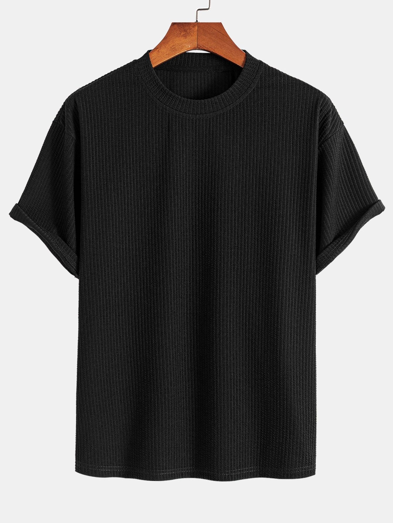 Relax Fit Ribbed T-Shirt
