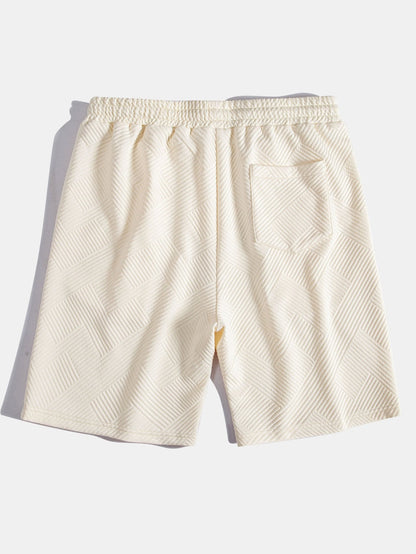 Stripe Jacquard Shorts
