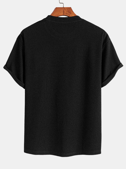 Relax Fit Ribbed T-Shirt