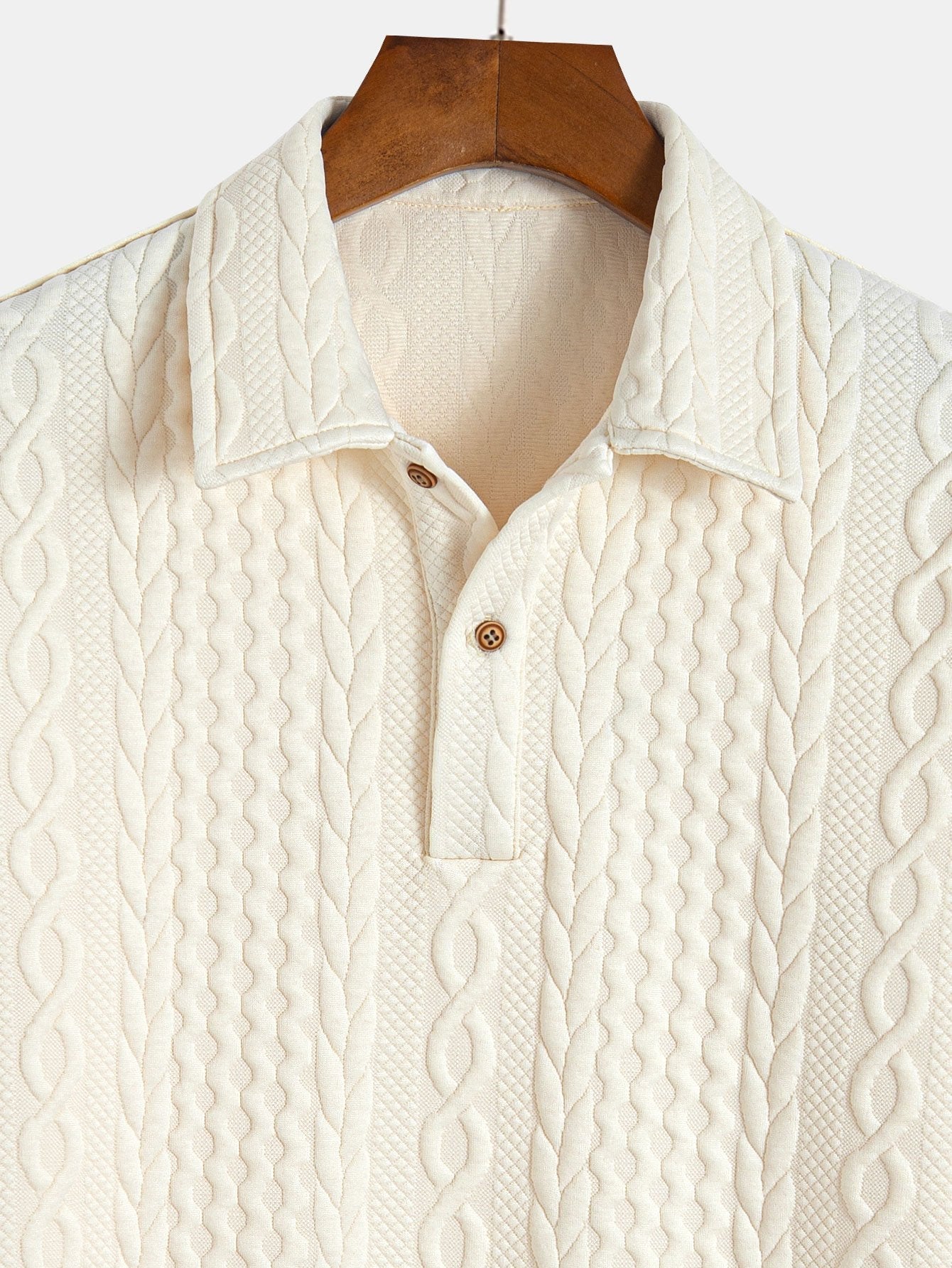 Twist Textured Jacquard Polo