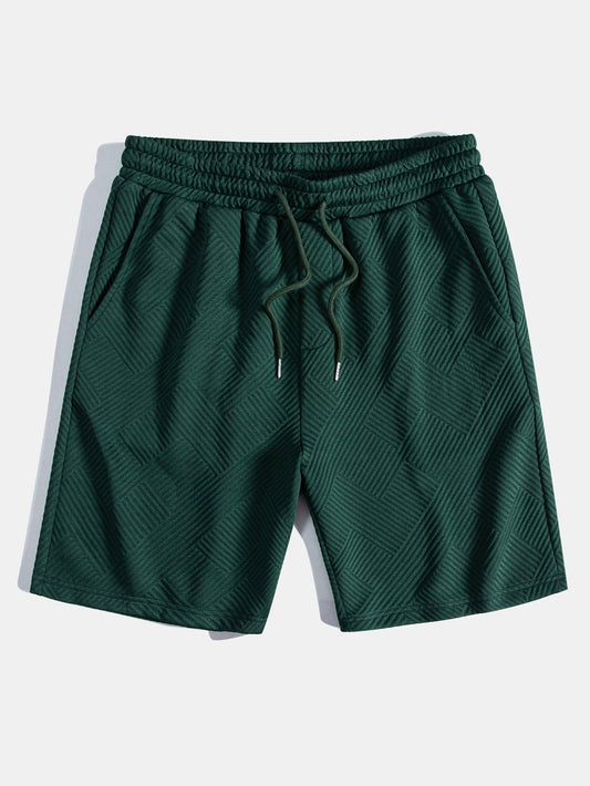 Stripe Jacquard Shorts