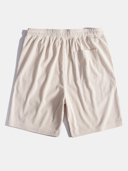 Corduroy Drawstring Shorts