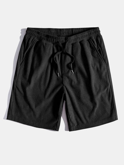 Corduroy Drawstring Shorts