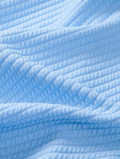 Long Sleeve Ribbed Polo