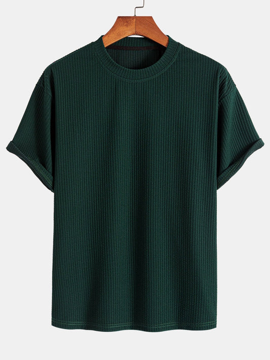 Relax Fit Ribbed T-Shirt