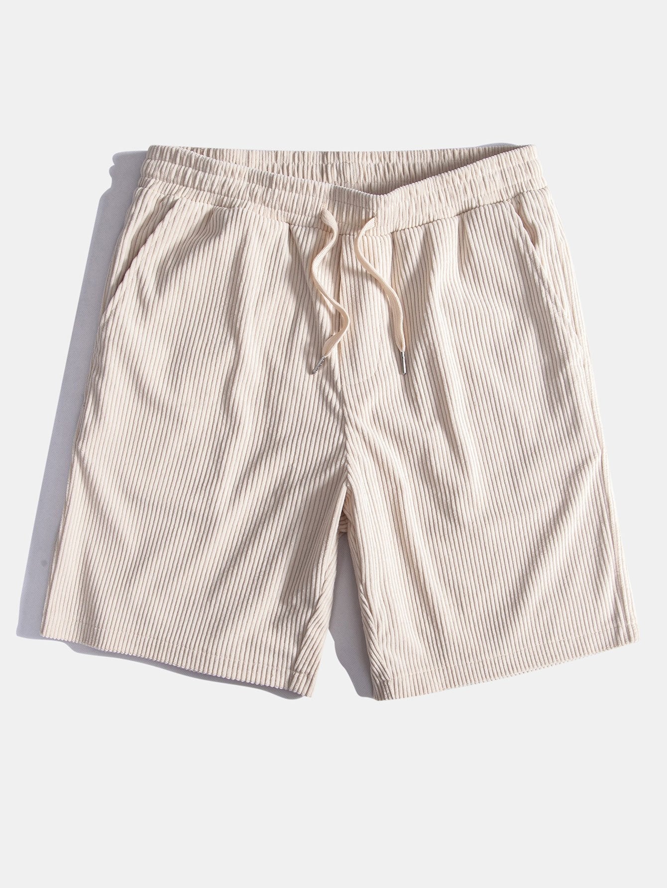 Corduroy Drawstring Shorts