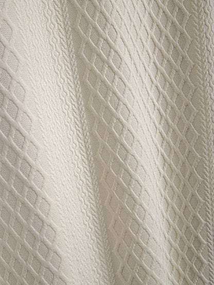 Rhombus Geometric Jacquard Polo